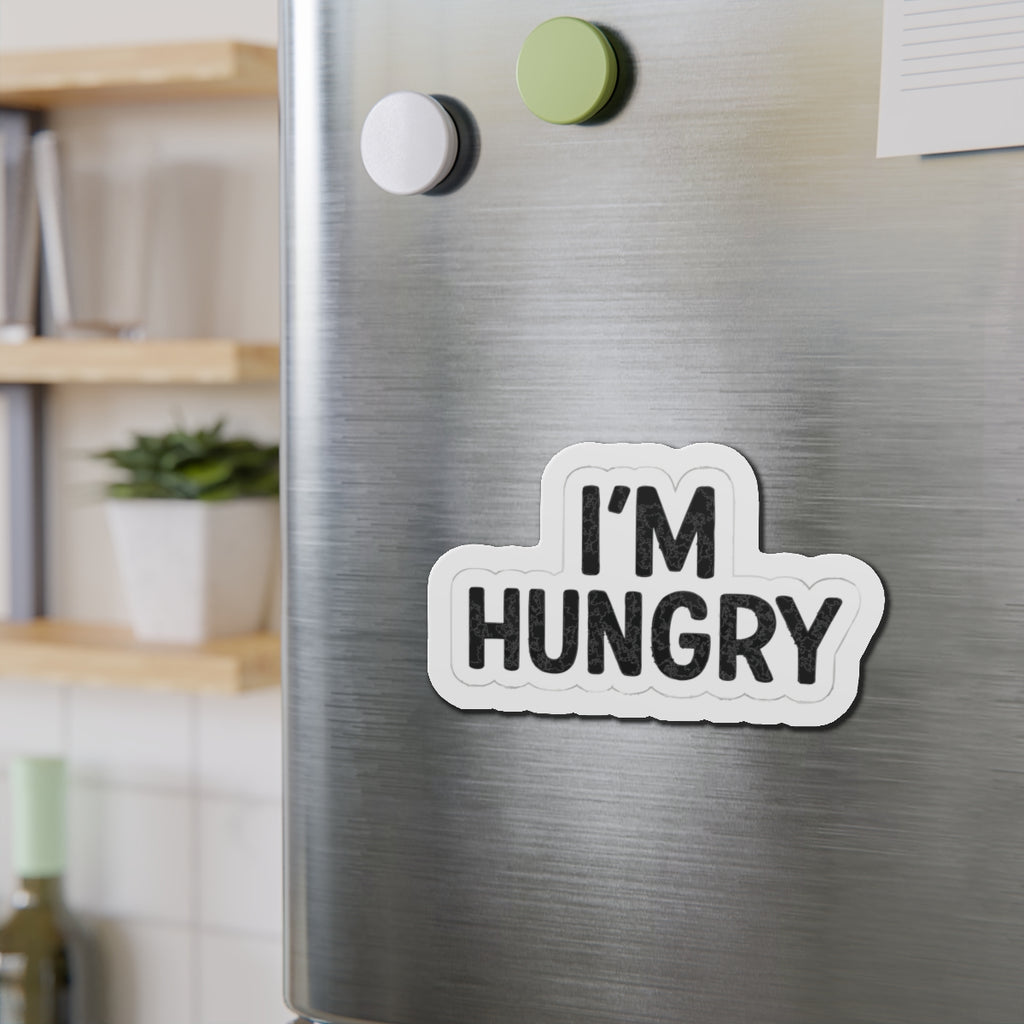 Hungry Die-Cut Magnets | Fun Kitchen Decor