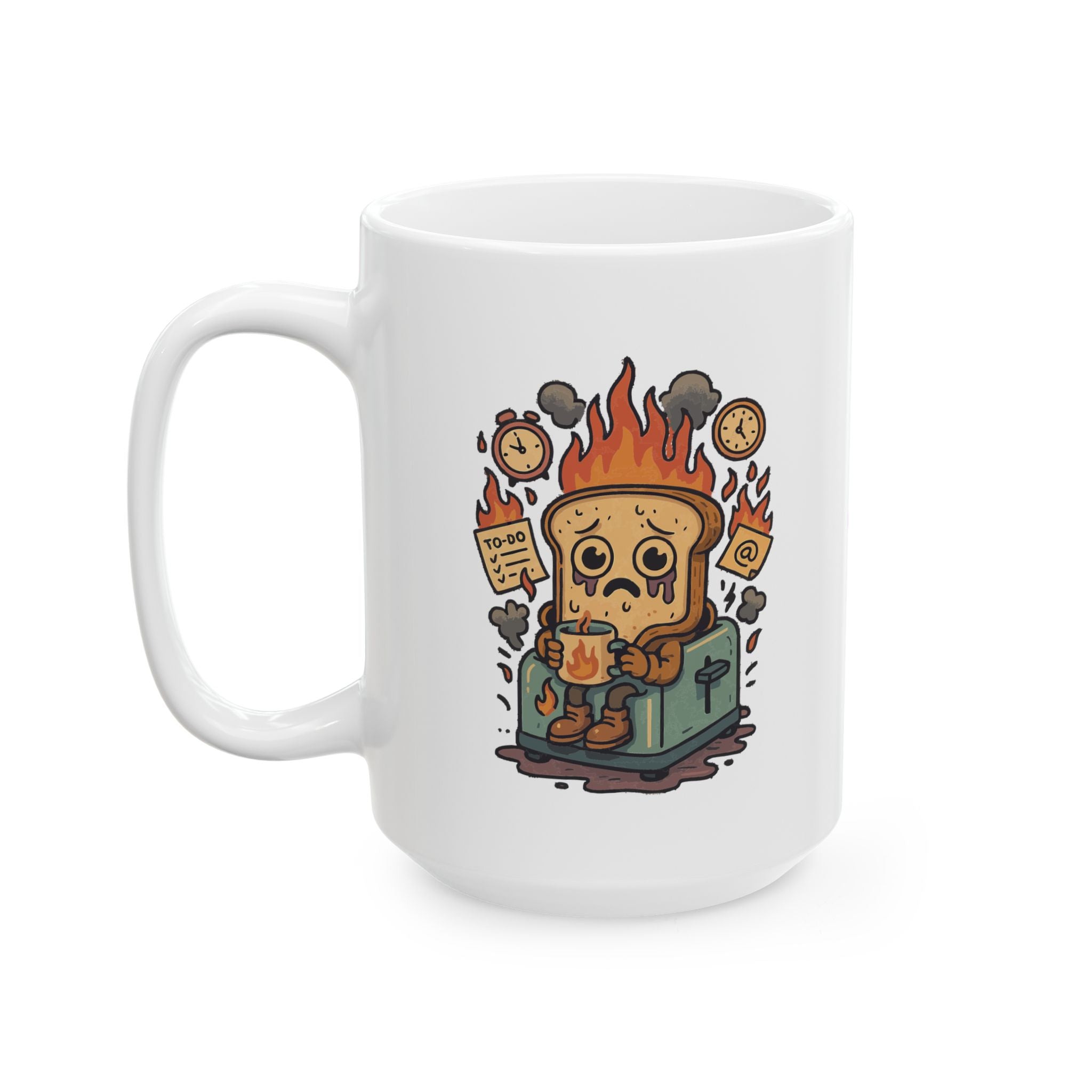 Burnt Toast Ceramic Mug |  Personalized Mug