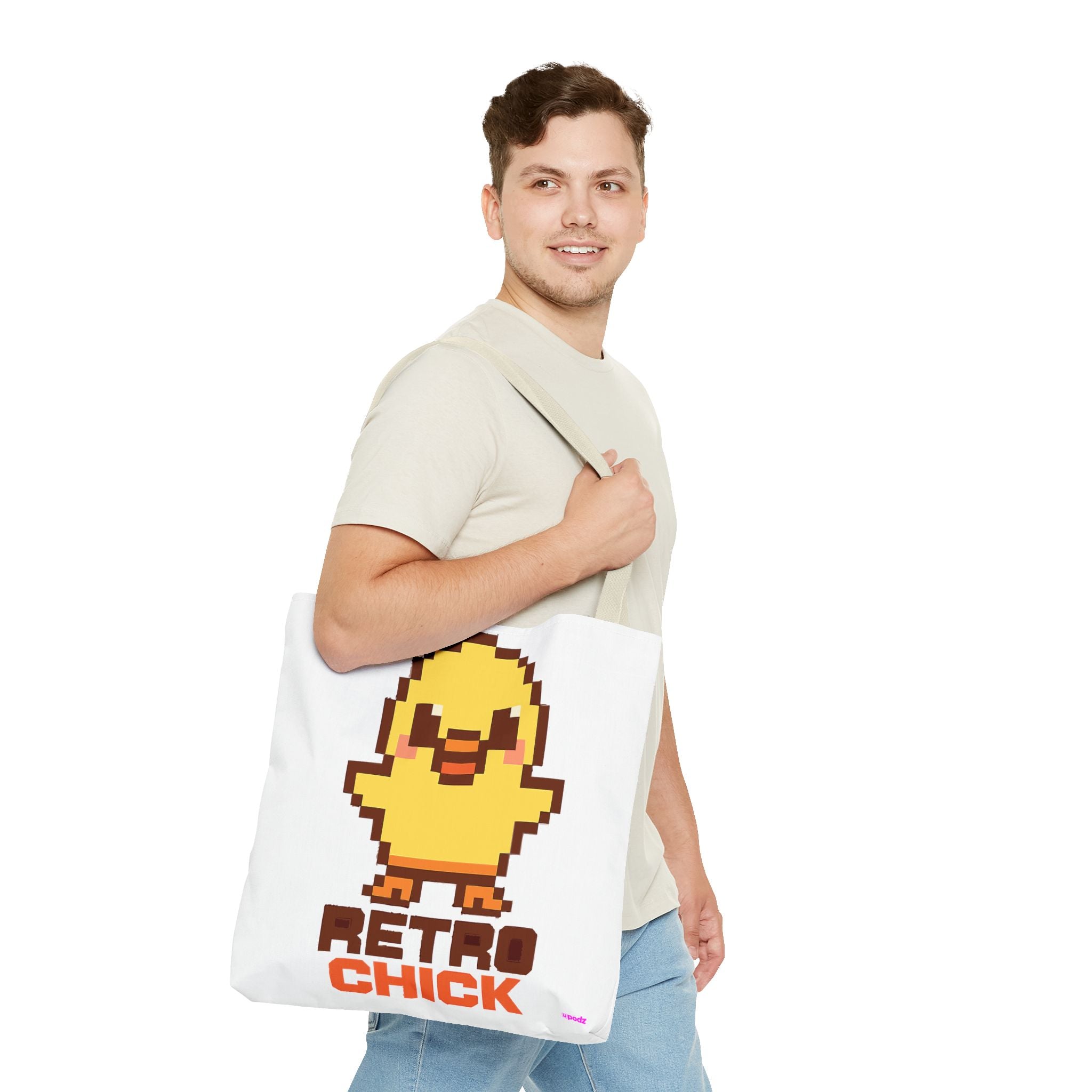 Retro Chick Tote Bag - Quirky Fun Bag