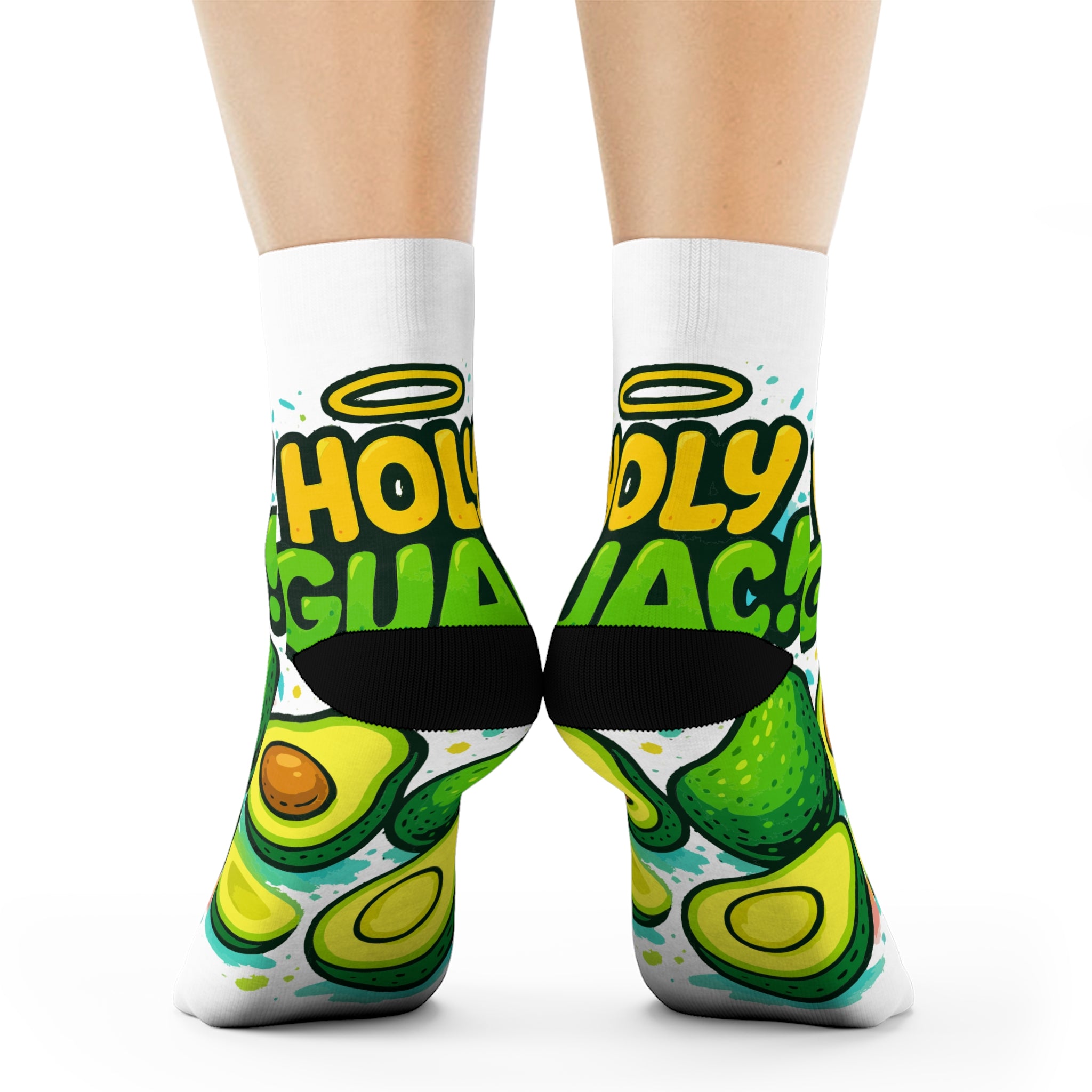 Holy Guac Crew Socks - Cool Socks