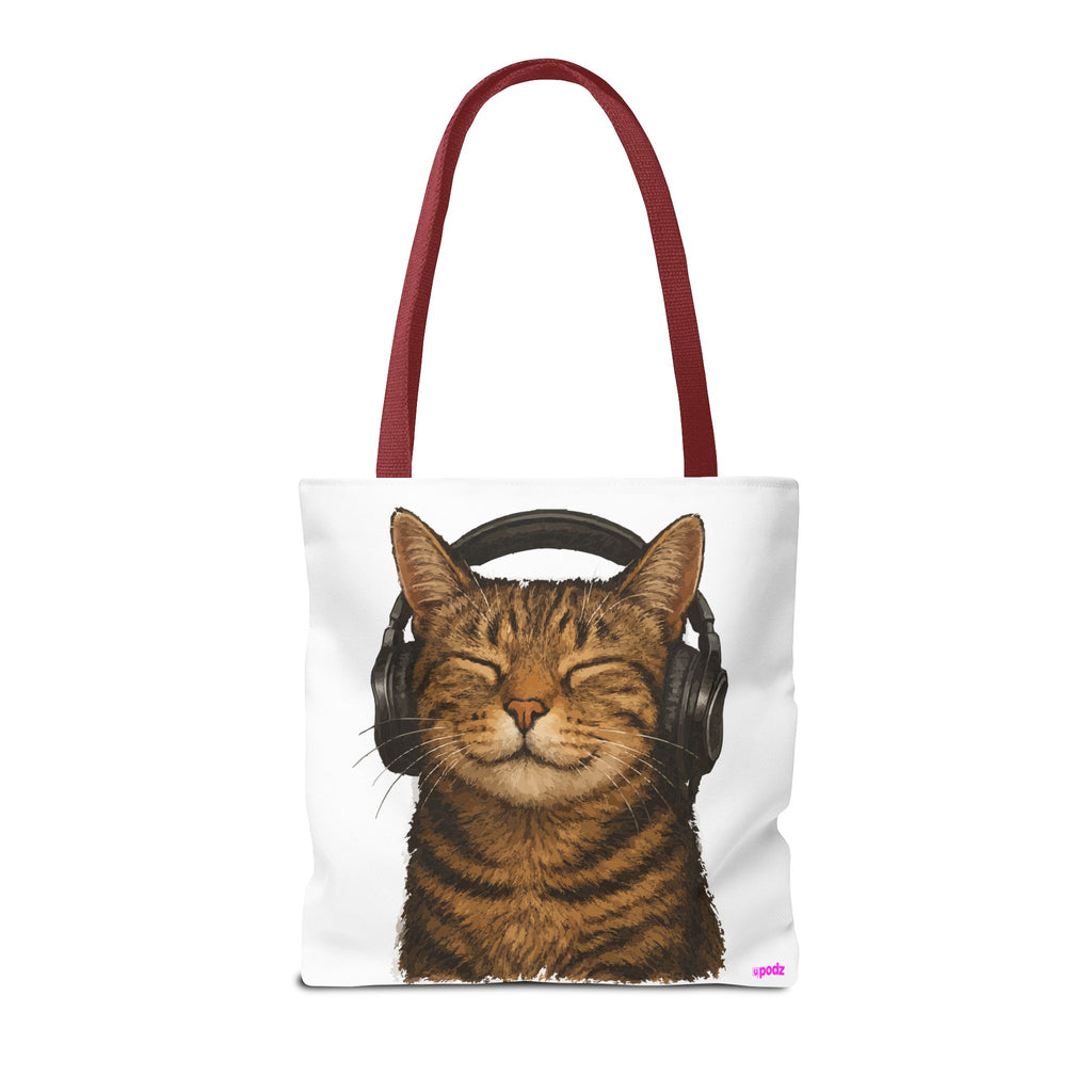 Kitty Love Tote Bag - Quirky Design, Fun Bag
