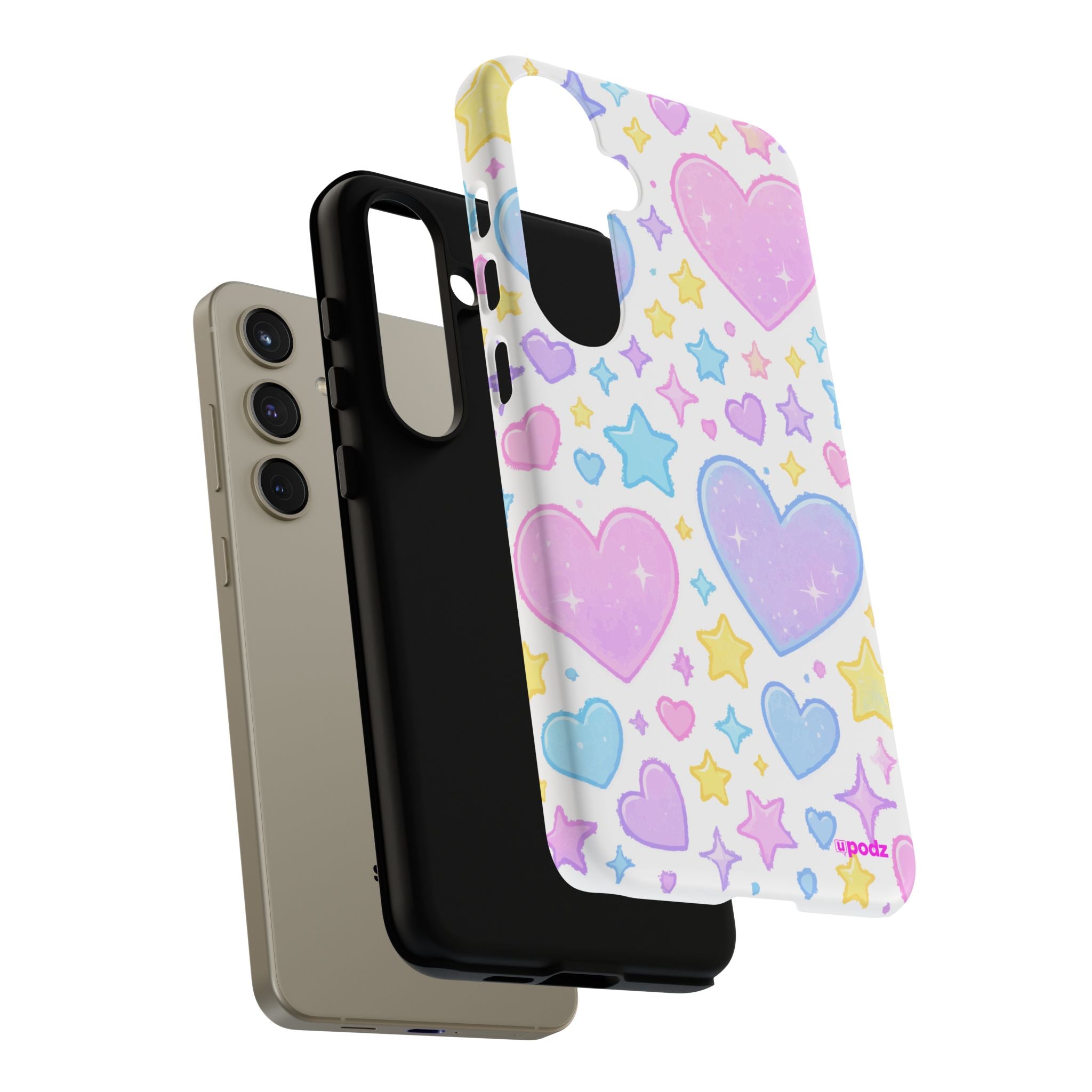Colourful Doodle Design, Tough Cases, Phone Cover