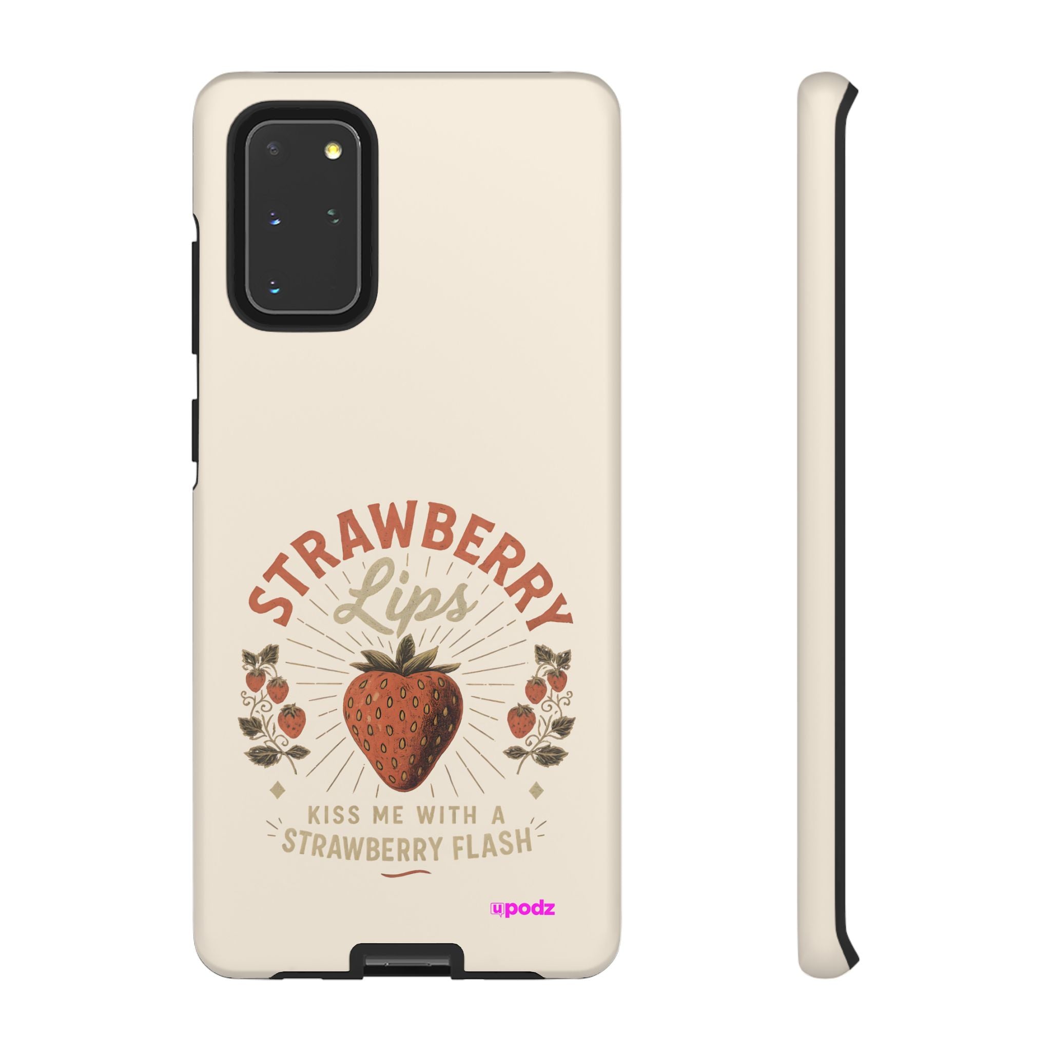 Strawberry Lips Design, Tough Cases, Phone Cover, Unique Gift