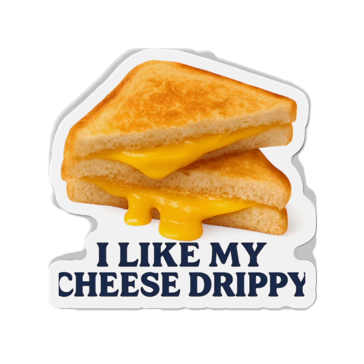 I like my Cheese Drippy Die-Cut Magnets | Fun Kitchen Decor