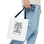 Aged to perfection Tote Bag, Inspirational Gift, Eco-Friendly Shopping Bag