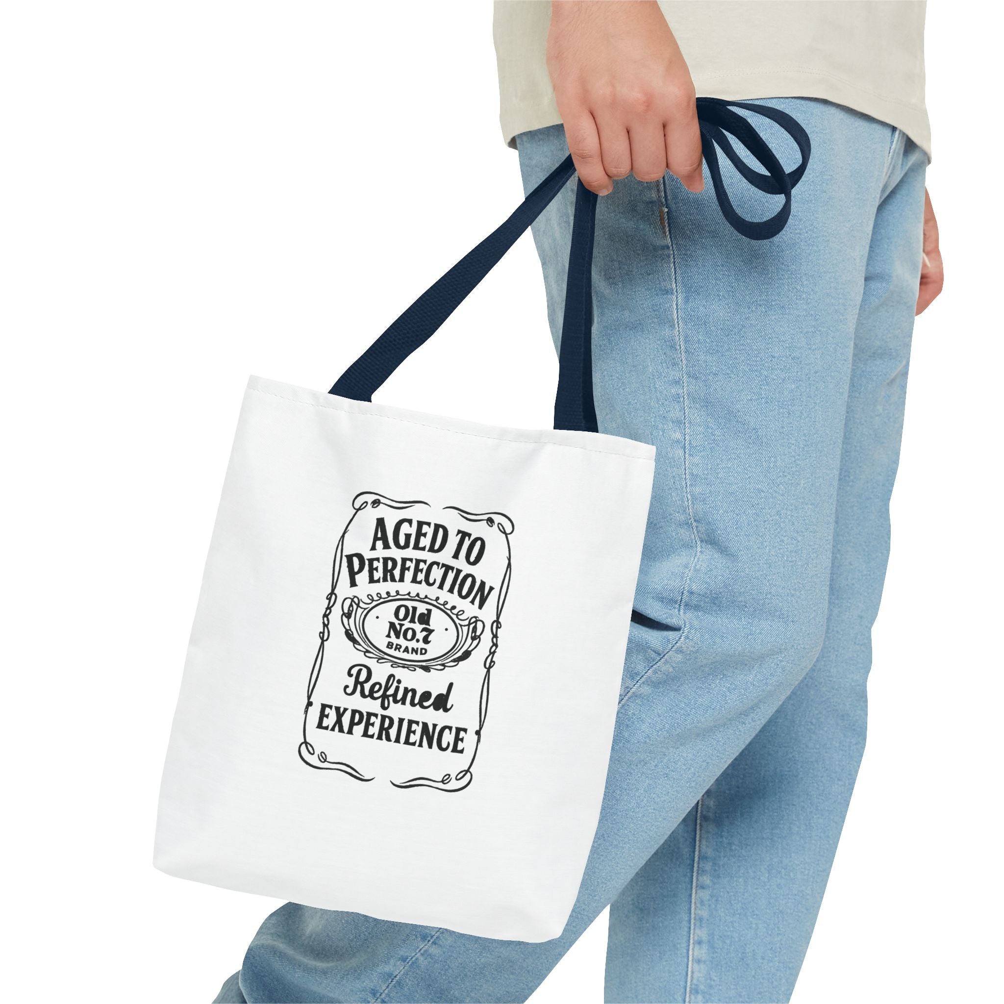 Aged to perfection Tote Bag, Inspirational Gift, Eco-Friendly Shopping Bag