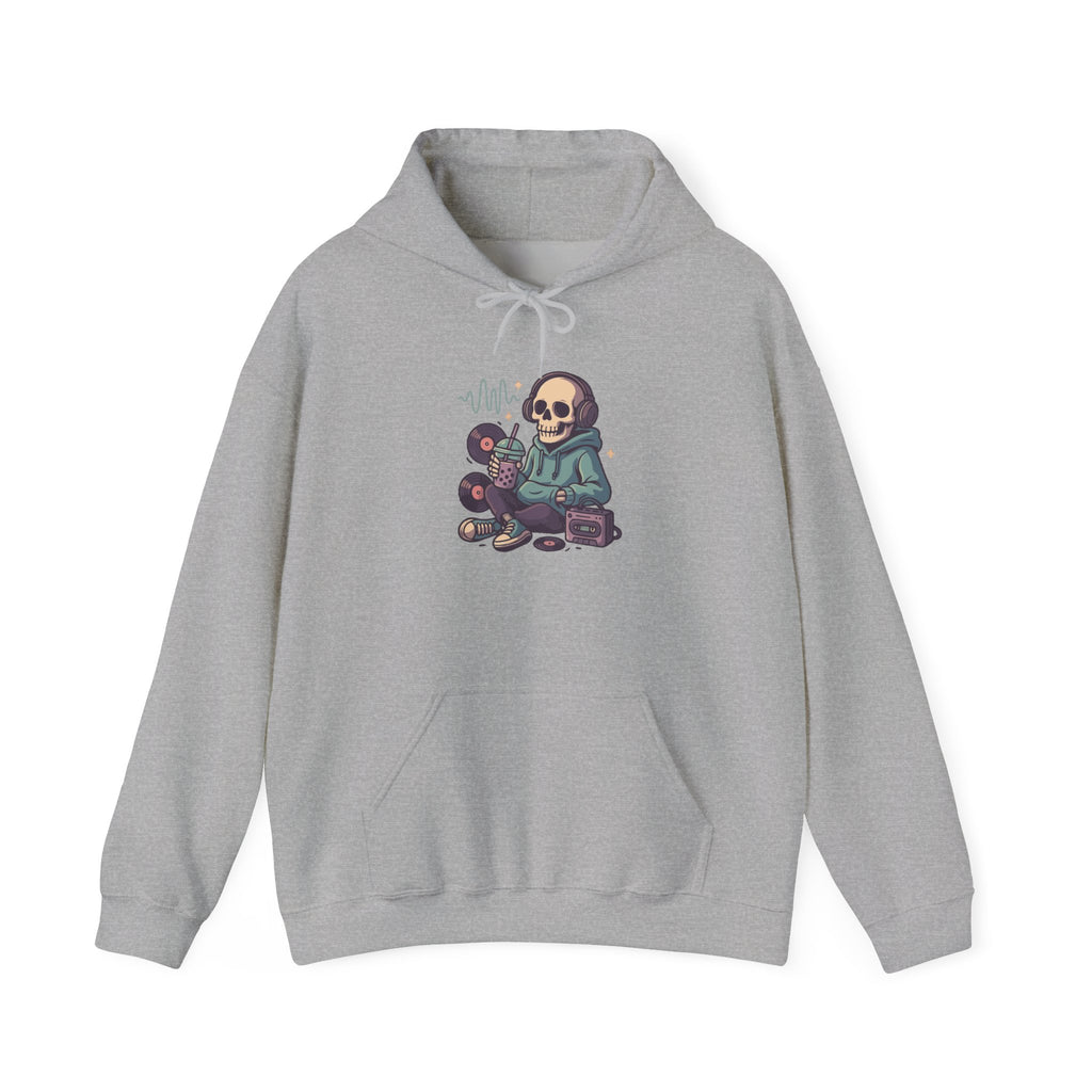 Skull Headphones Unisex Hoodie - Casual Everyday Essential