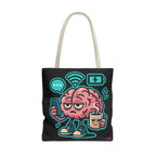 Brain Power Tote Bag - Quirky, Fun Tote Bag