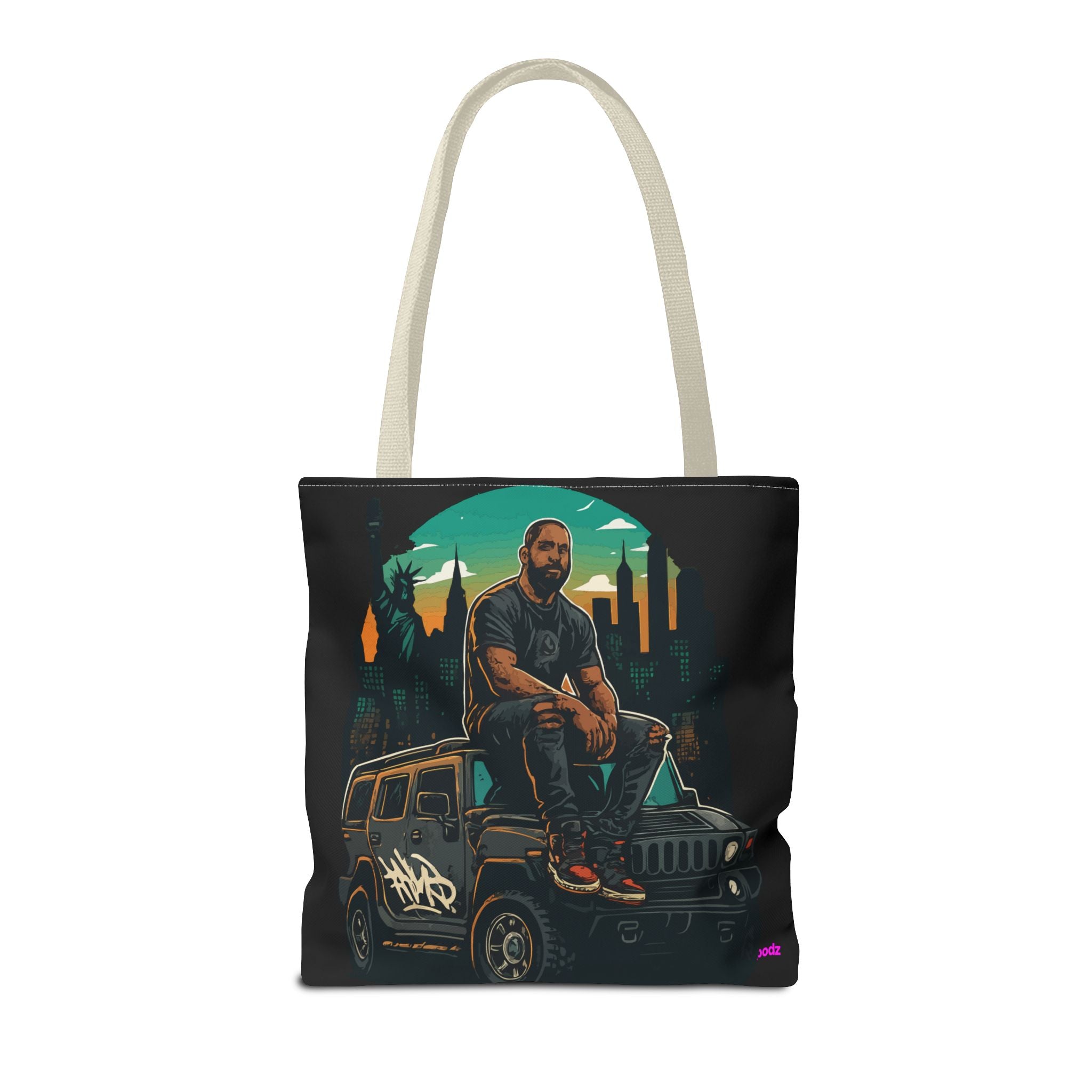 Hanging Out Tote Bag - Quirky Fun Bag