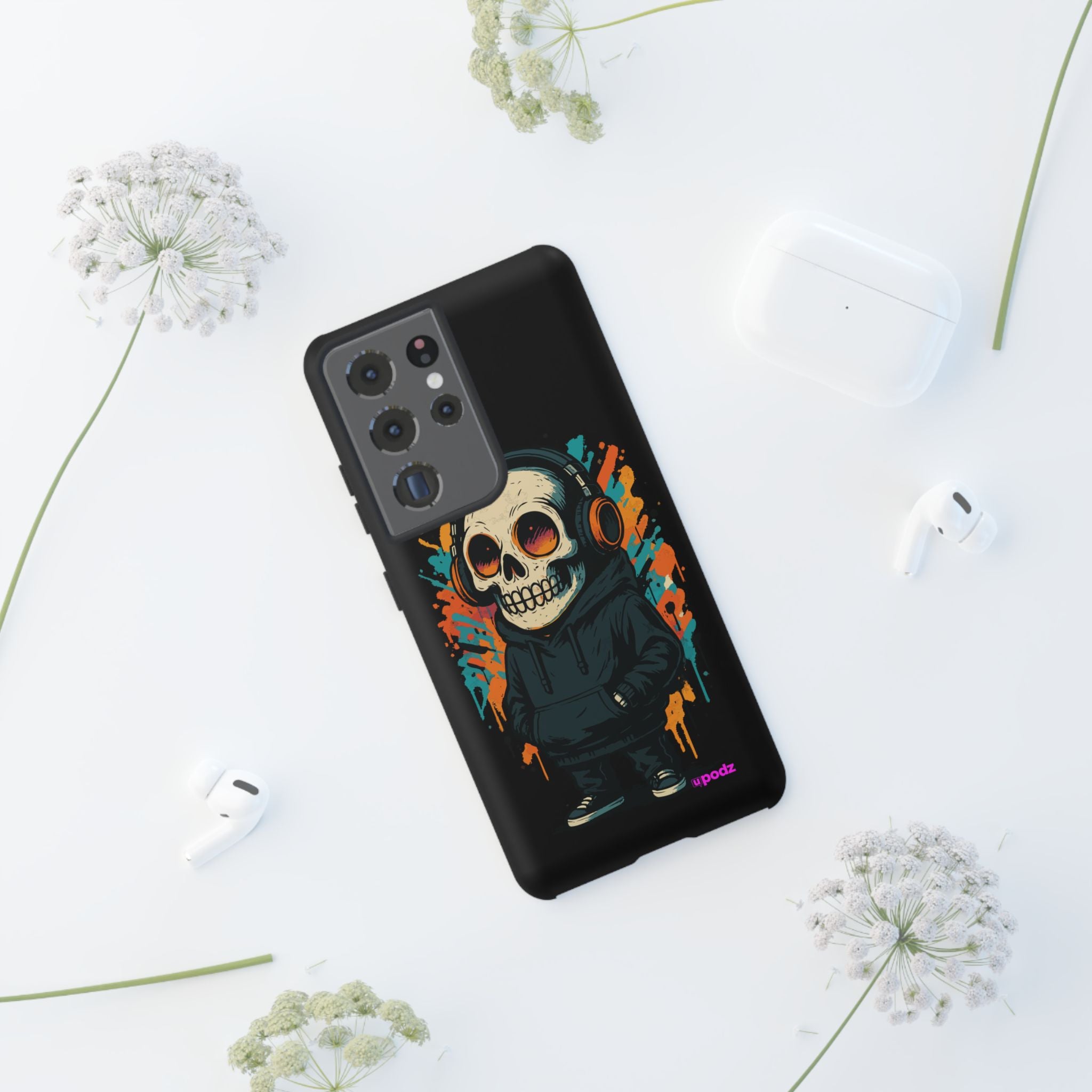 Skull Vibes Design, Tough Cases, Phone Cover