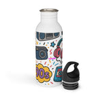 Retro 90's - Water Bottle, Reusable Sports Hydration Flask