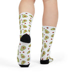 Avocado Sublimation Crew Socks