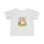 Cute Cow Infant Tee, Baby Cow Shirt, Toddler Tee, Farm Animal T-Shirt
