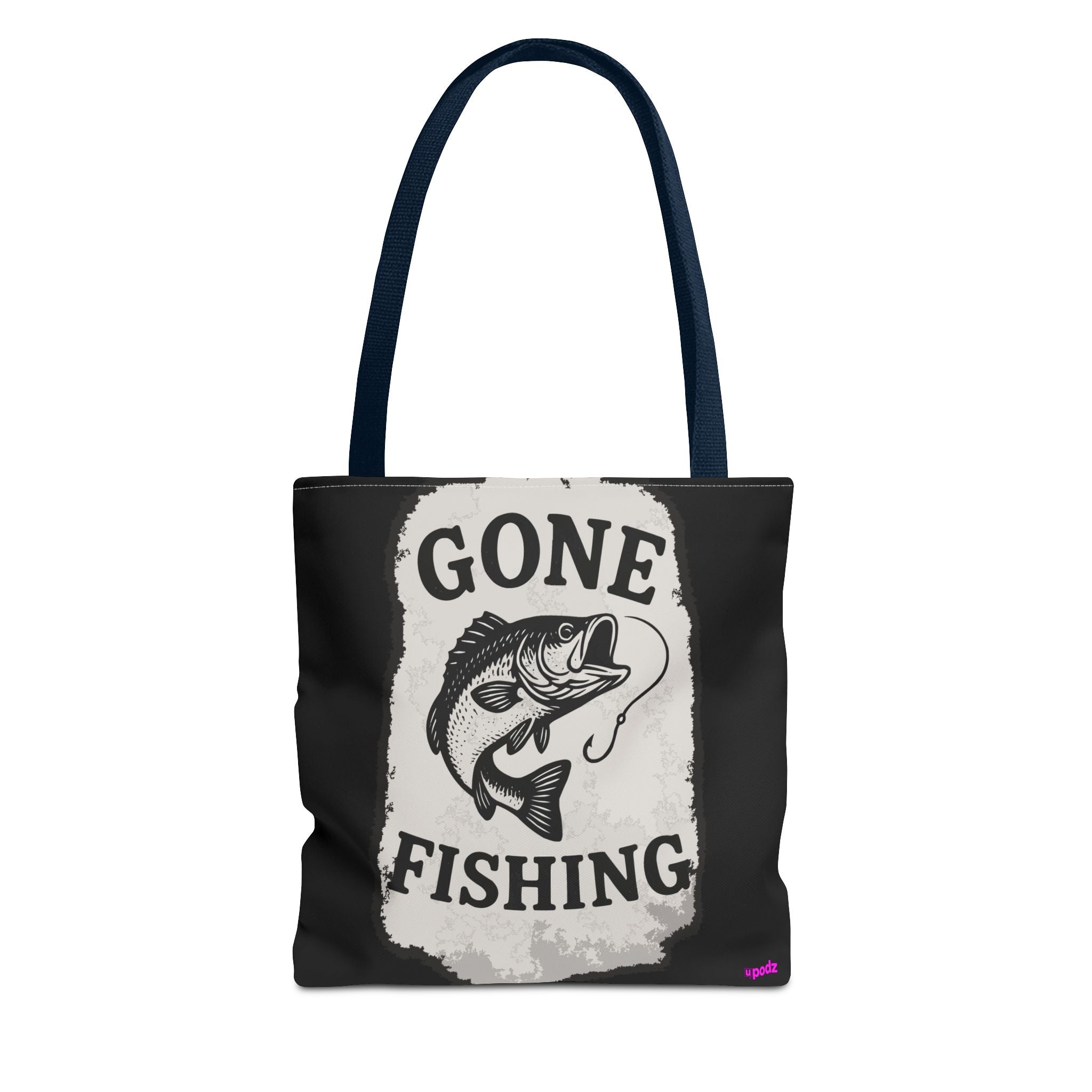Gone Fishing Tote Bag - Quirky Fun Bag