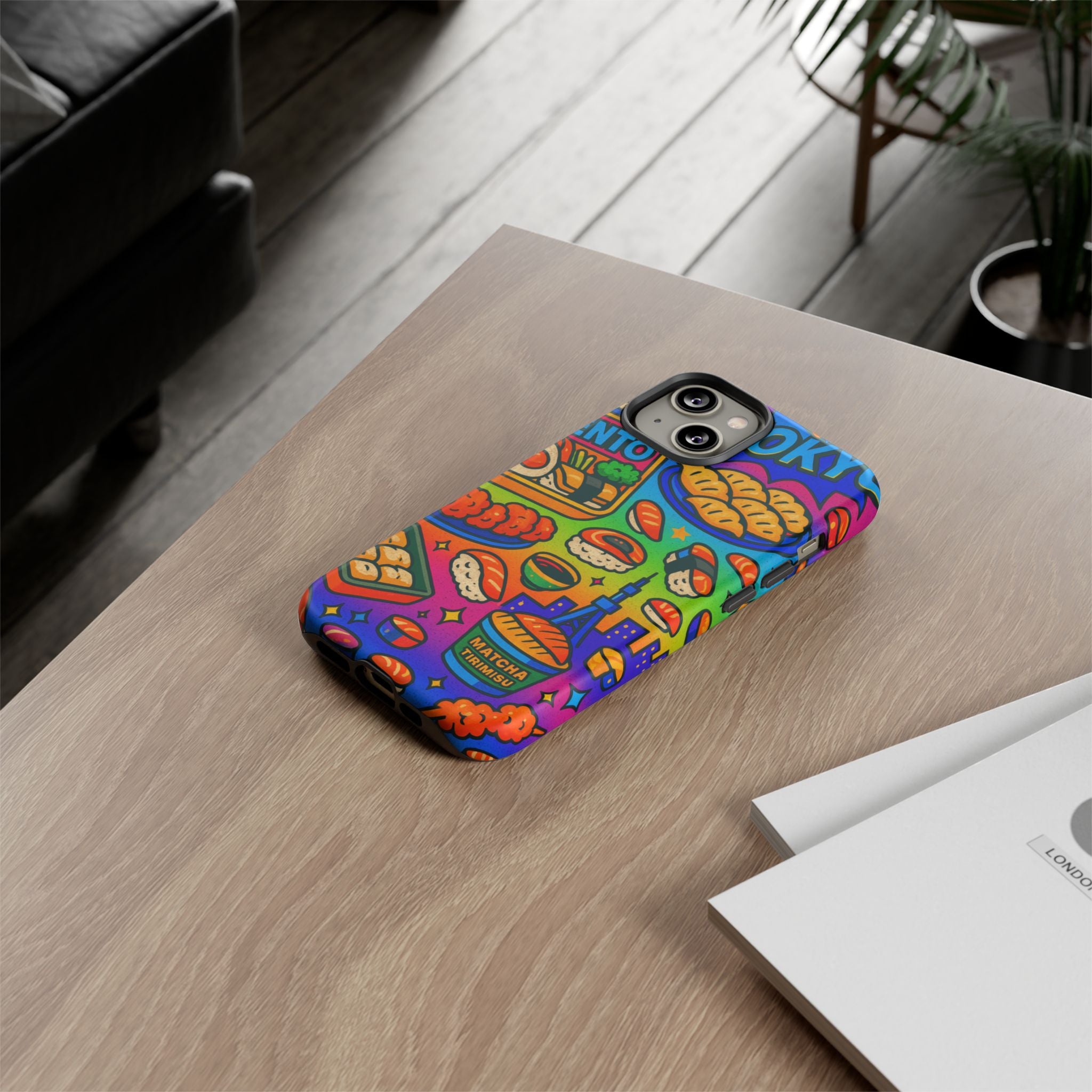 Bento Box, White Cover Design, Tough Cases, Phone Cover