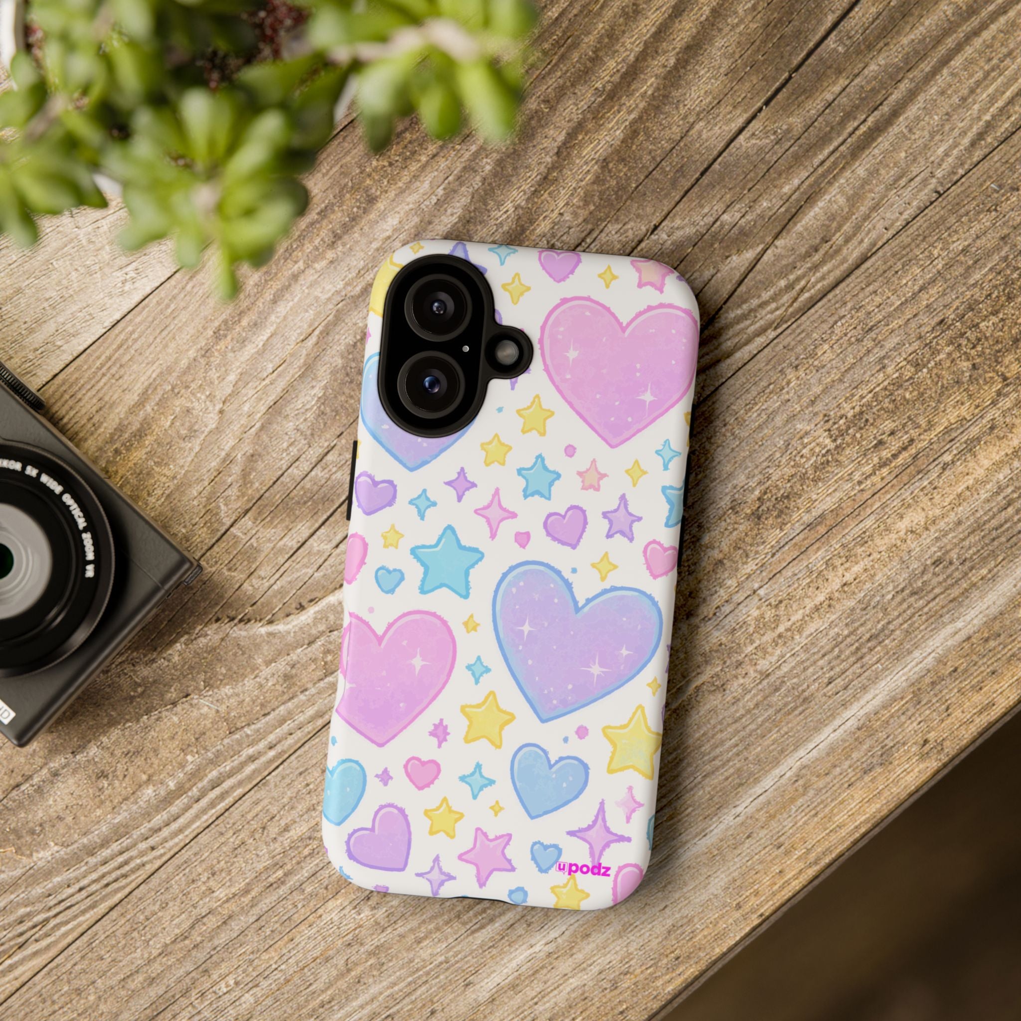 Colourful Doodle Design, Tough Cases, Phone Cover