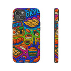 Bento Box, White Cover Design, Tough Cases, Phone Cover