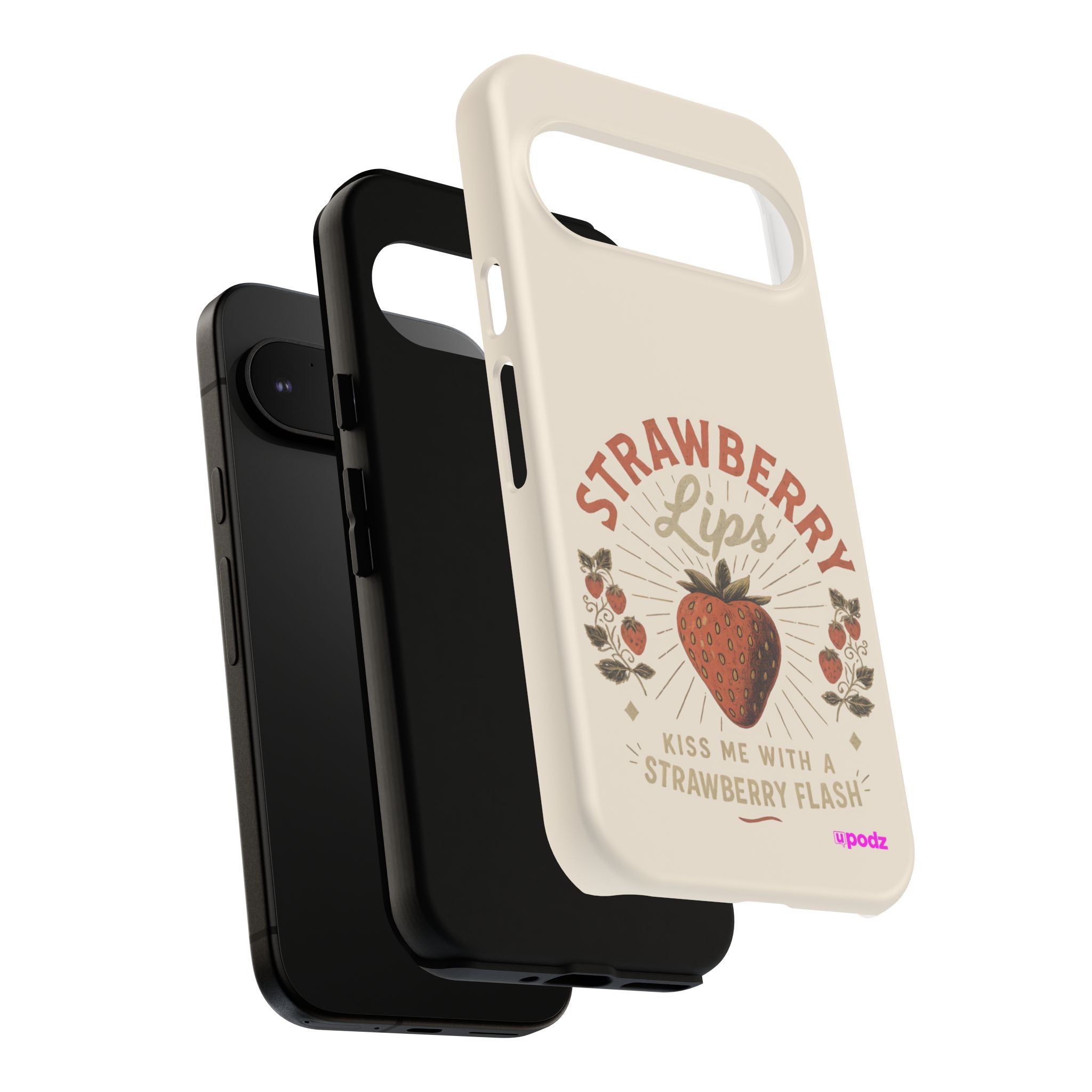 Strawberry Lips Design, Tough Cases, Phone Cover, Unique Gift