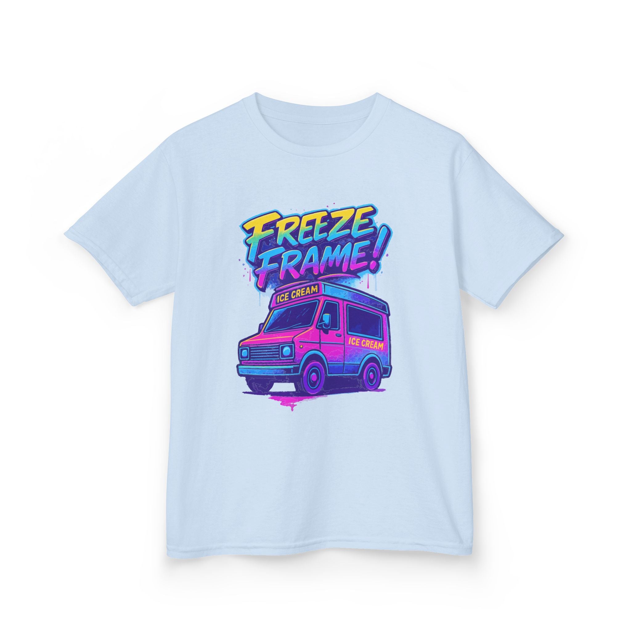 Freeze! Kids Tee, Fun Graphic Tee, Kids Cotton T-Shirt