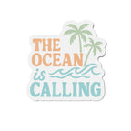 Tropical Die-Cut Magnet - Ocean Vibes, Refrigerator Magnet