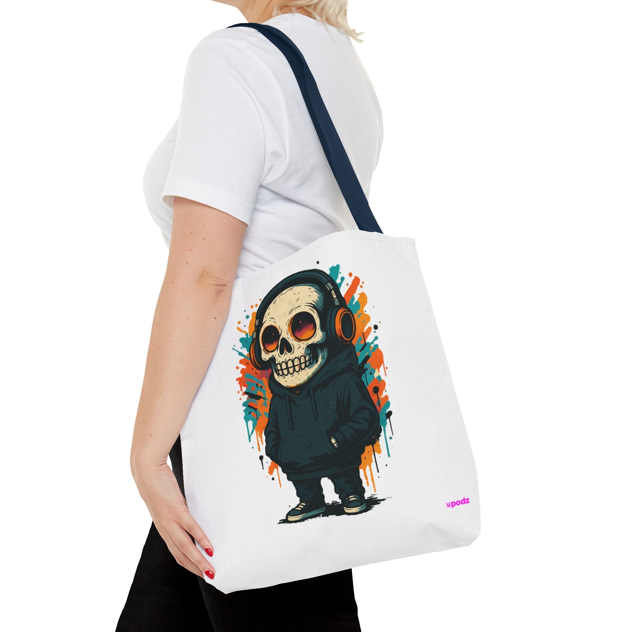 Skull Vibes Tote Bag - Quirky Fun Bag