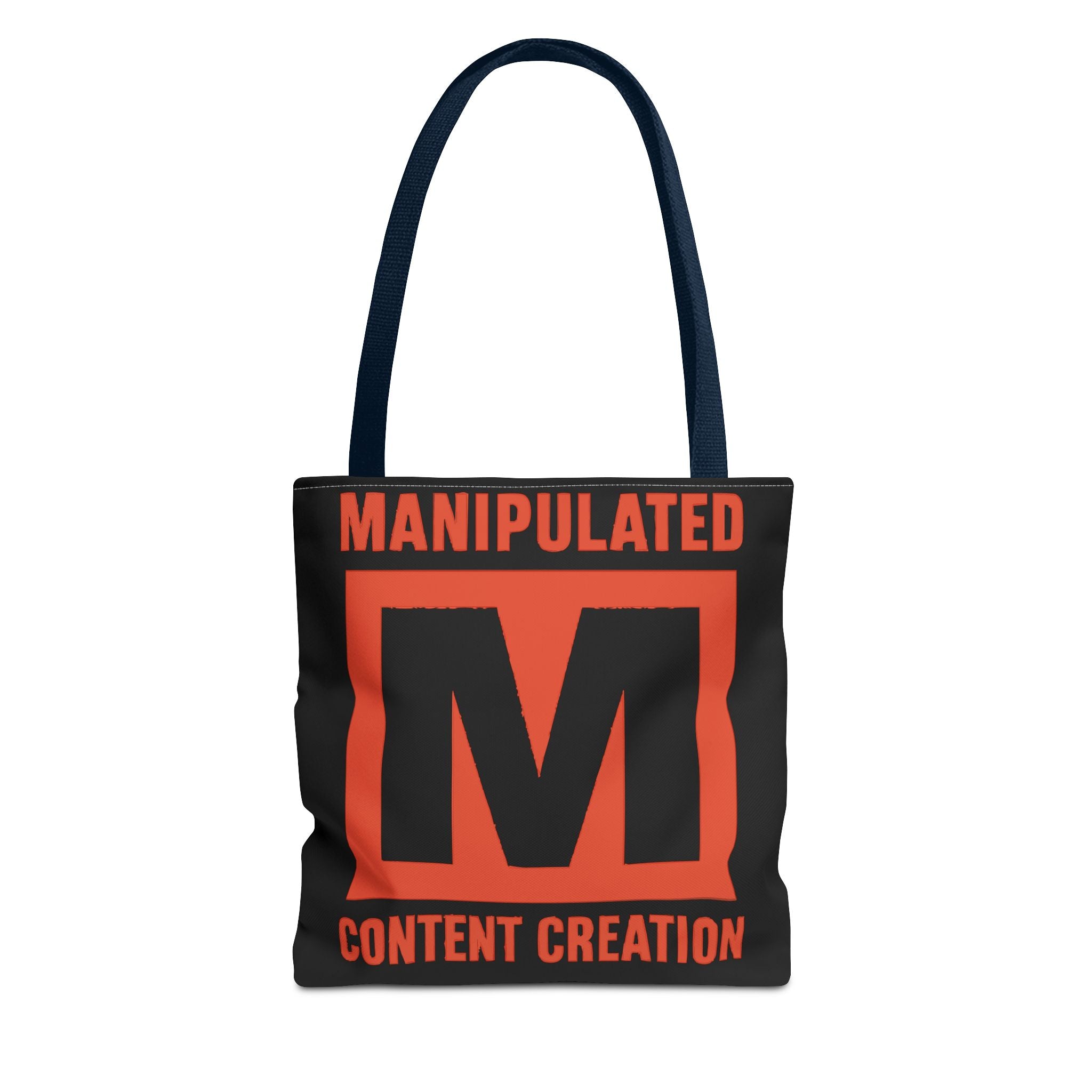 Manipulated Content Tote Bag, Inspirational Gift, Eco-Friendly Shopping Bag