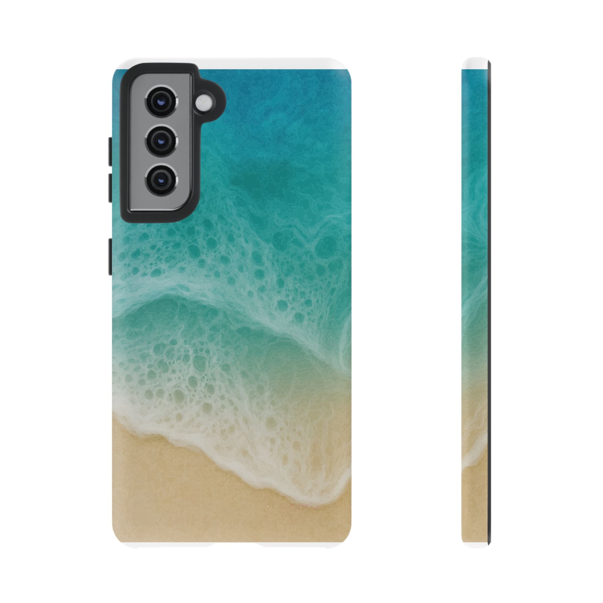 Resin Art, White Cover Design, Tough Cases, Phone Cover