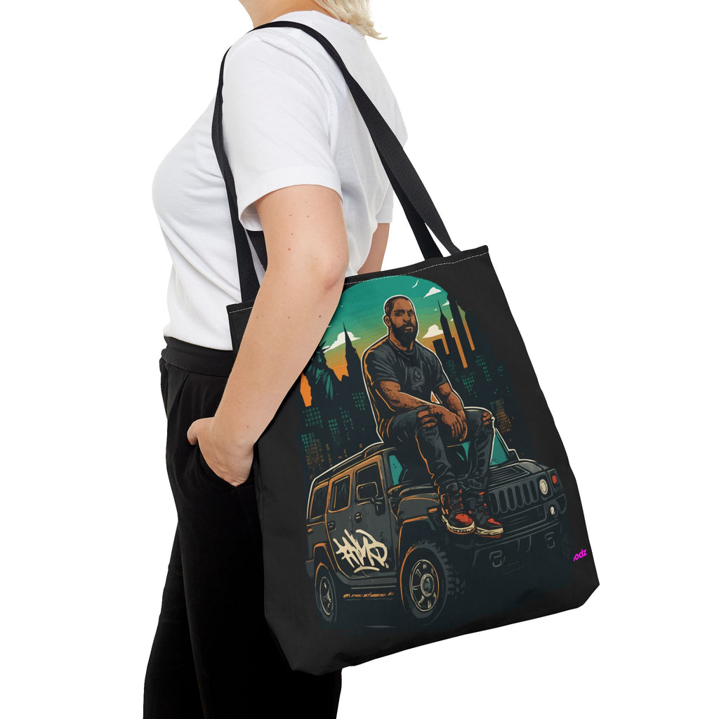 Hanging Out Tote Bag - Quirky Fun Bag