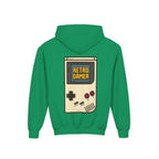 Retro Gamer Youth Hooded Sweatshirt, Casual Wear