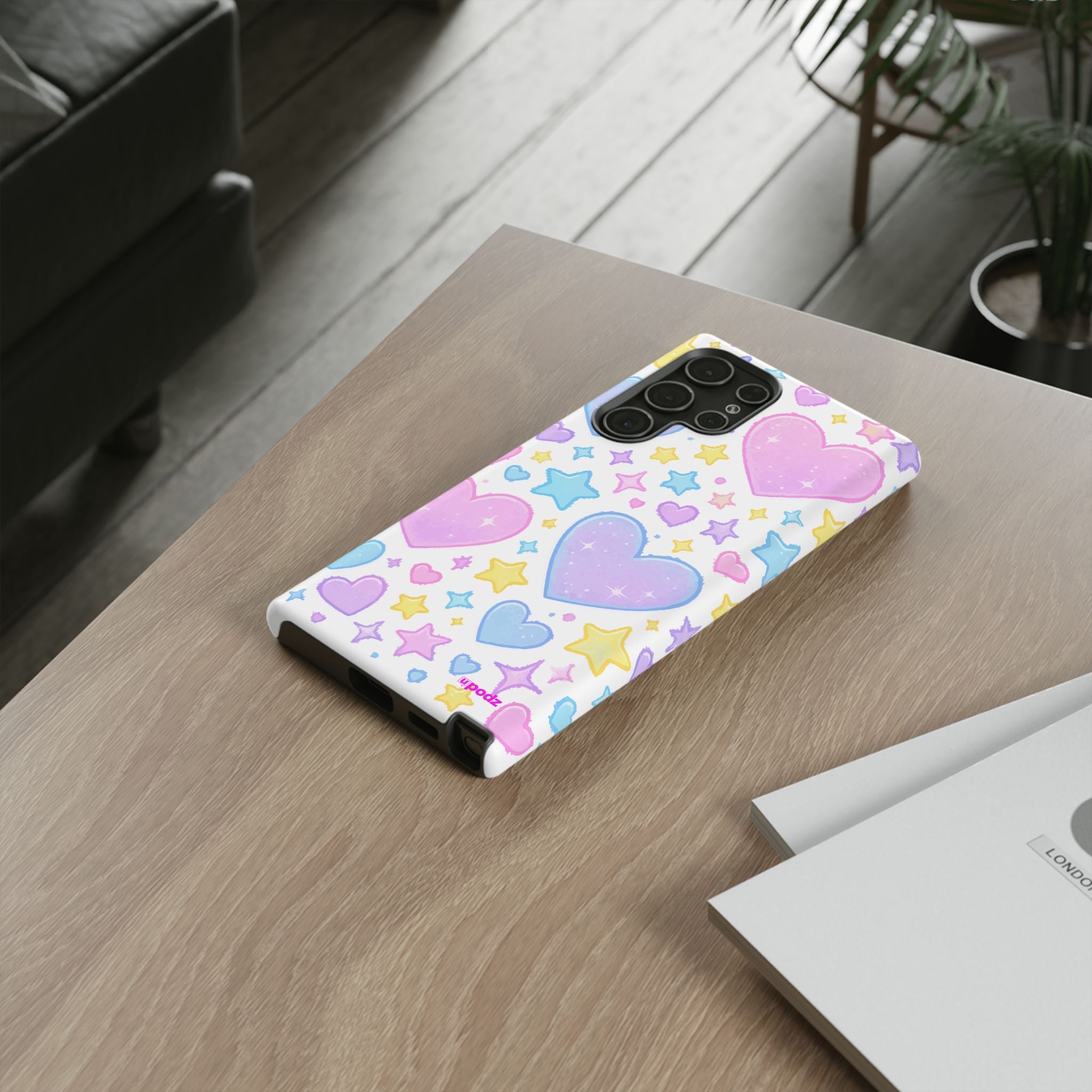 Colourful Doodle Design, Tough Cases, Phone Cover