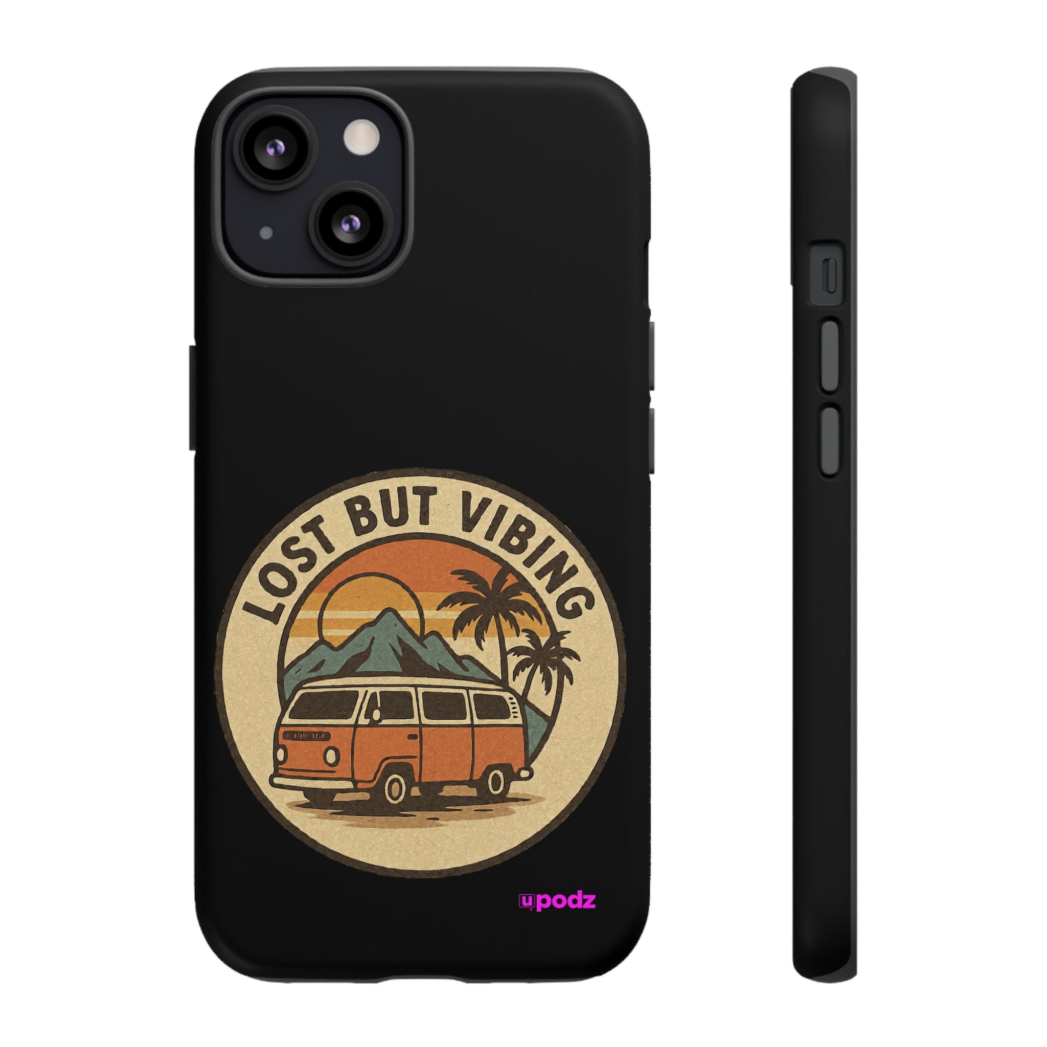 Lost But Vibing Design, Tough Cases, Phone Cover