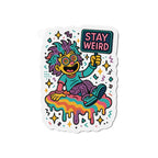 Stay Weird Die-Cut Magnets - Fun Home Decor, Gift for Food Lovers