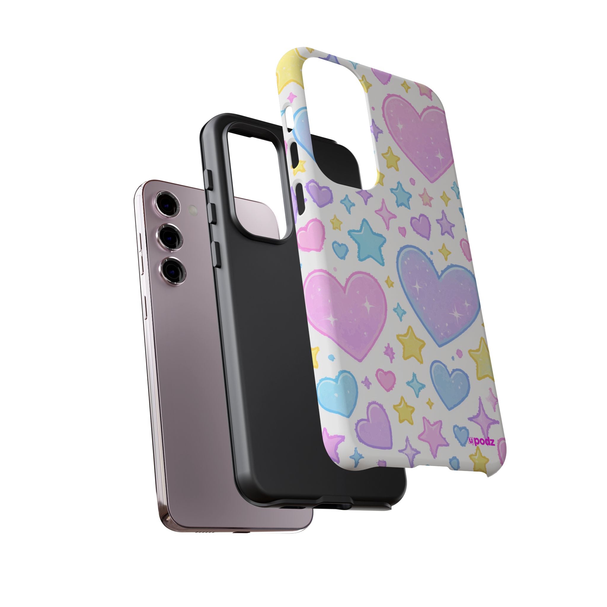 Colourful Doodle Design, Tough Cases, Phone Cover