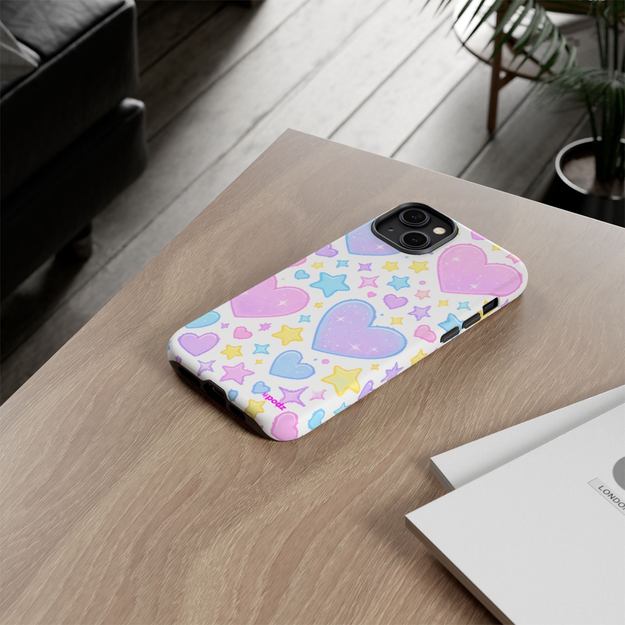 Colourful Doodle Design, Tough Cases, Phone Cover