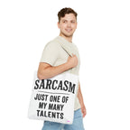 Sarcasm Tote Bag - Quirky Design, Fun Bag