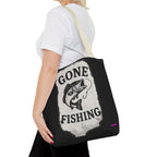 Gone Fishing Tote Bag - Quirky Fun Bag