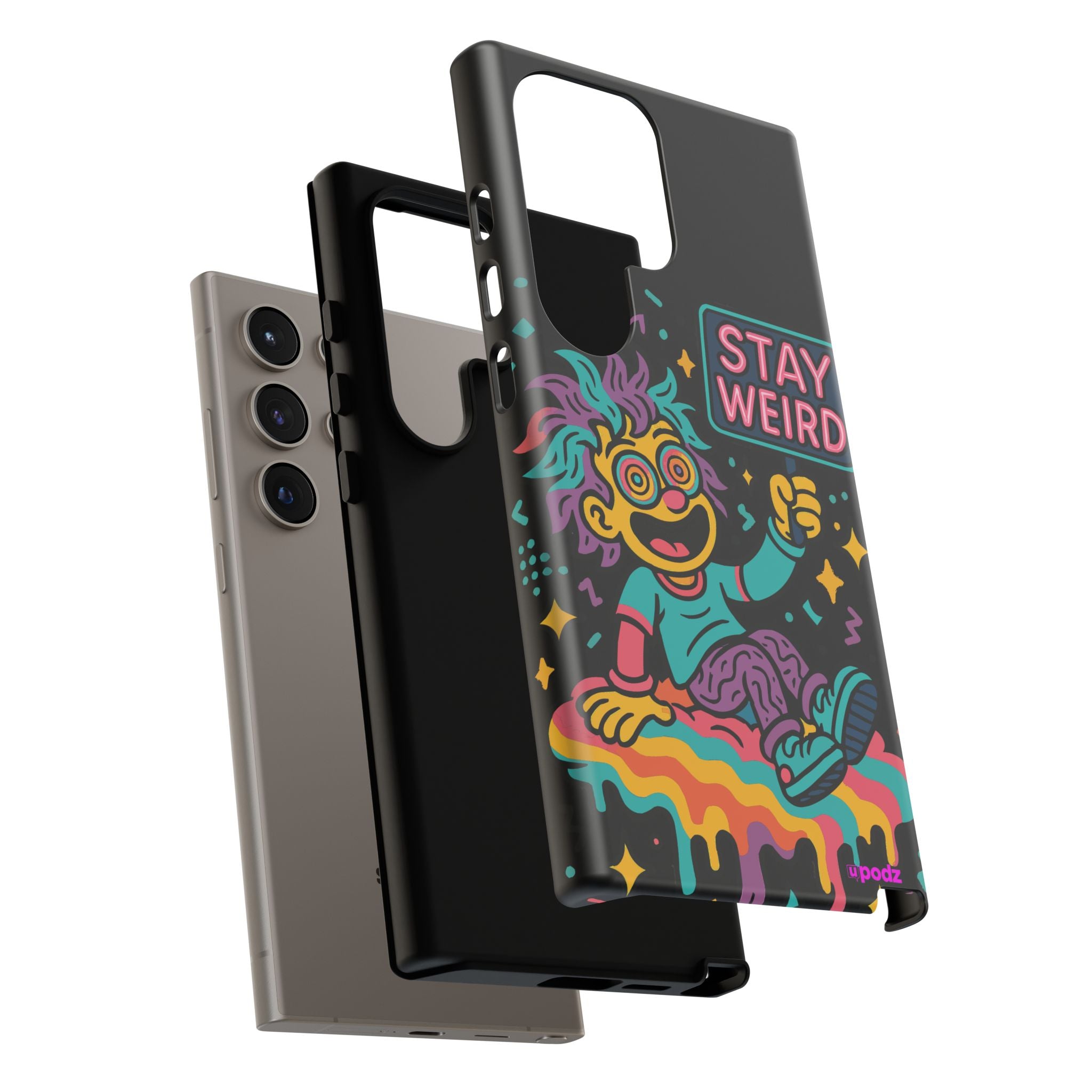 Stay Weird Design, Tough Cases, Phone Cover