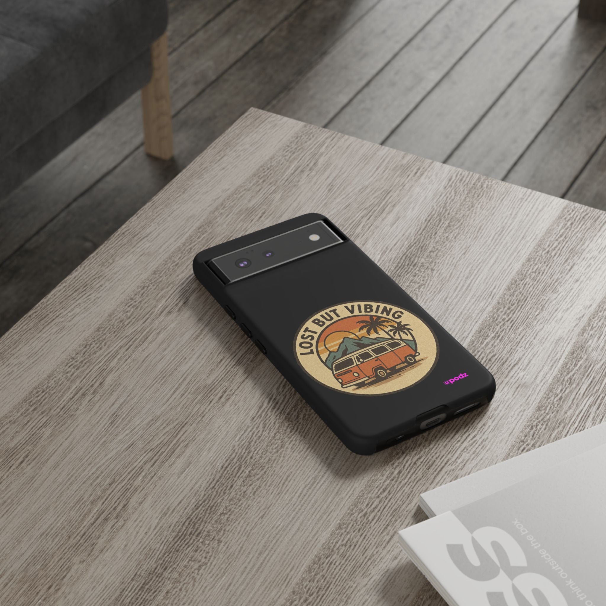 Lost But Vibing Design, Tough Cases, Phone Cover