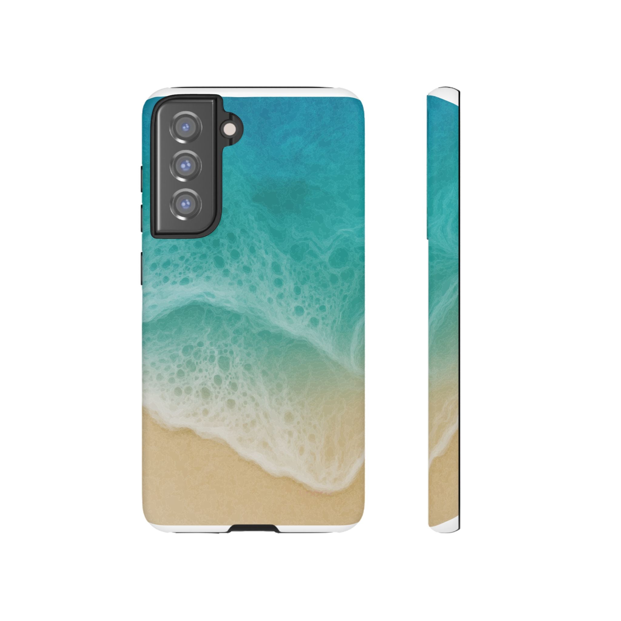 Resin Art, White Cover Design, Tough Cases, Phone Cover