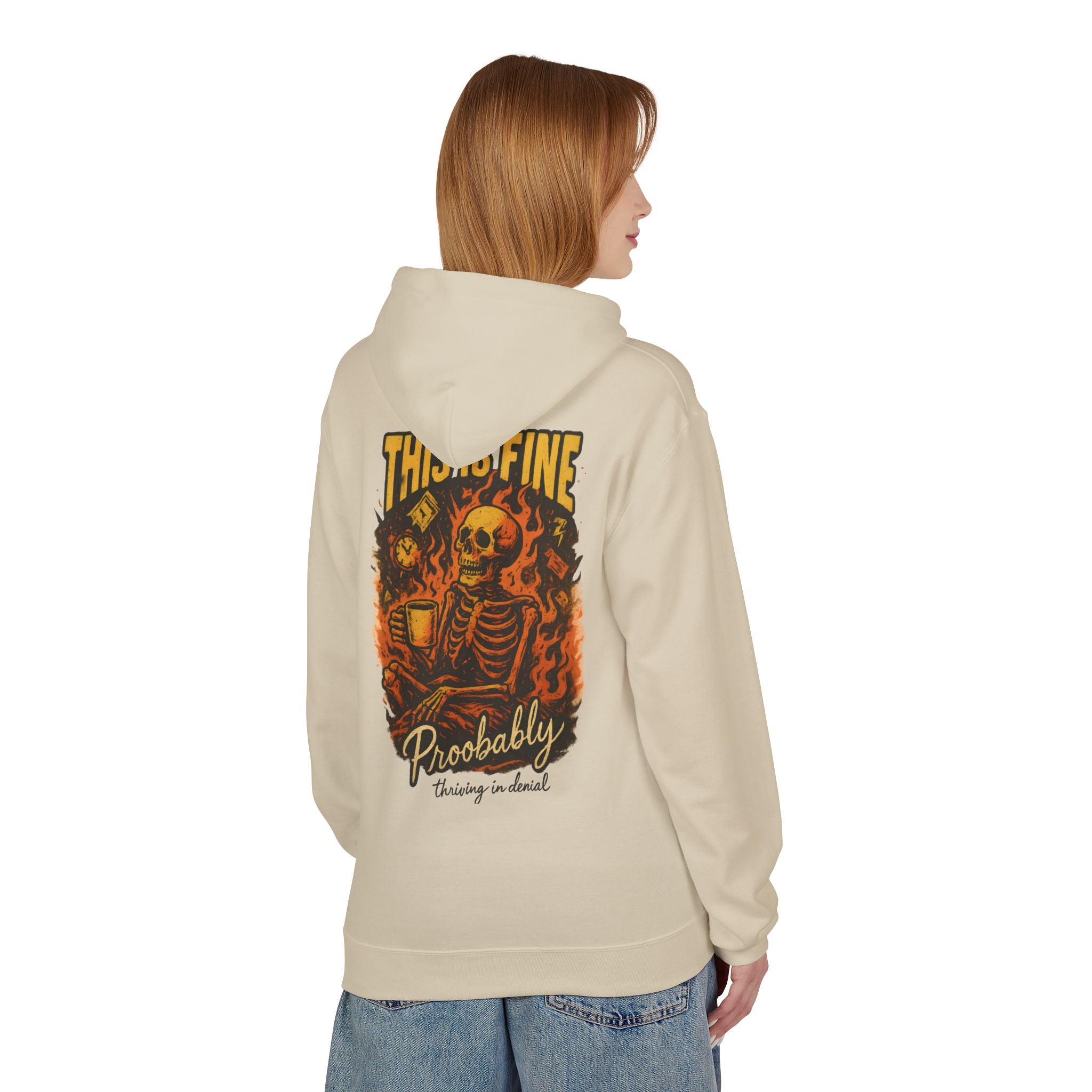 This is fine, Probably Hoodie