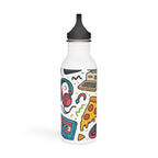 Retro 90's - Water Bottle, Reusable Sports Hydration Flask