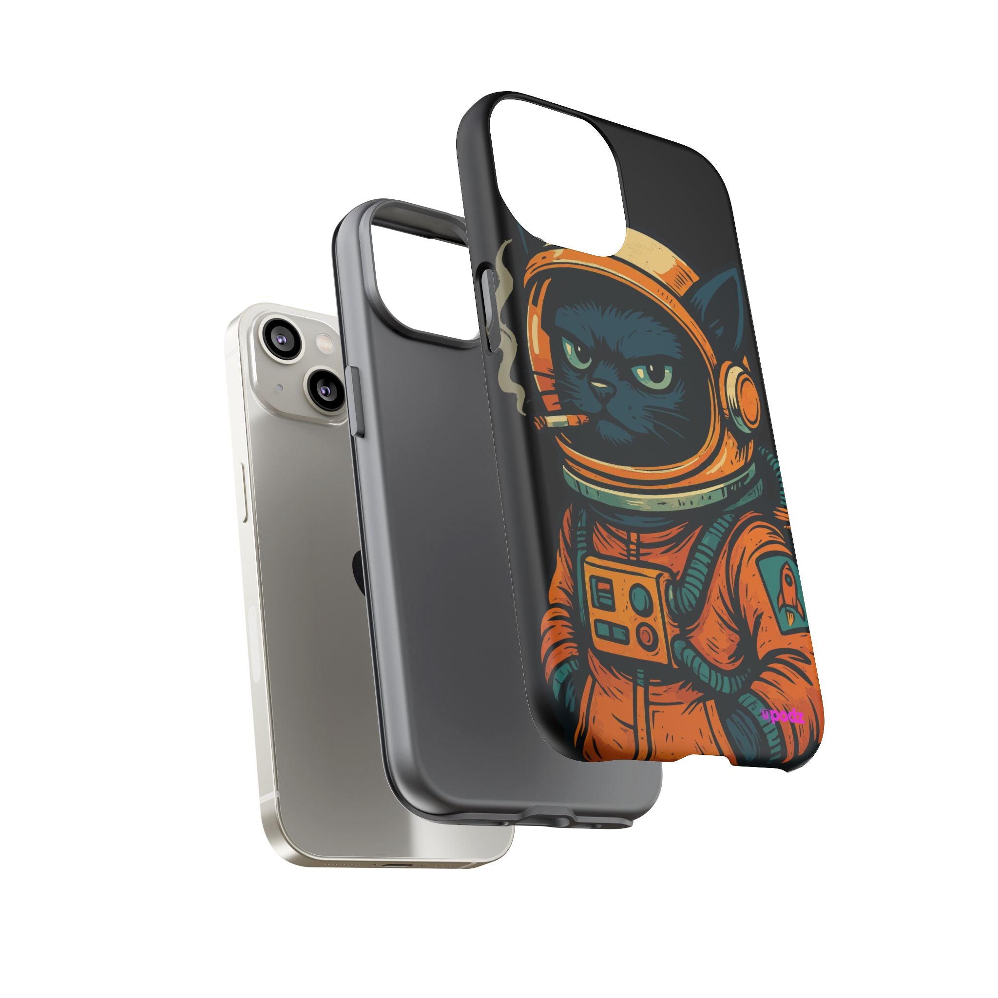 Smoking Cat Design, Tough Cases, Phone Cover