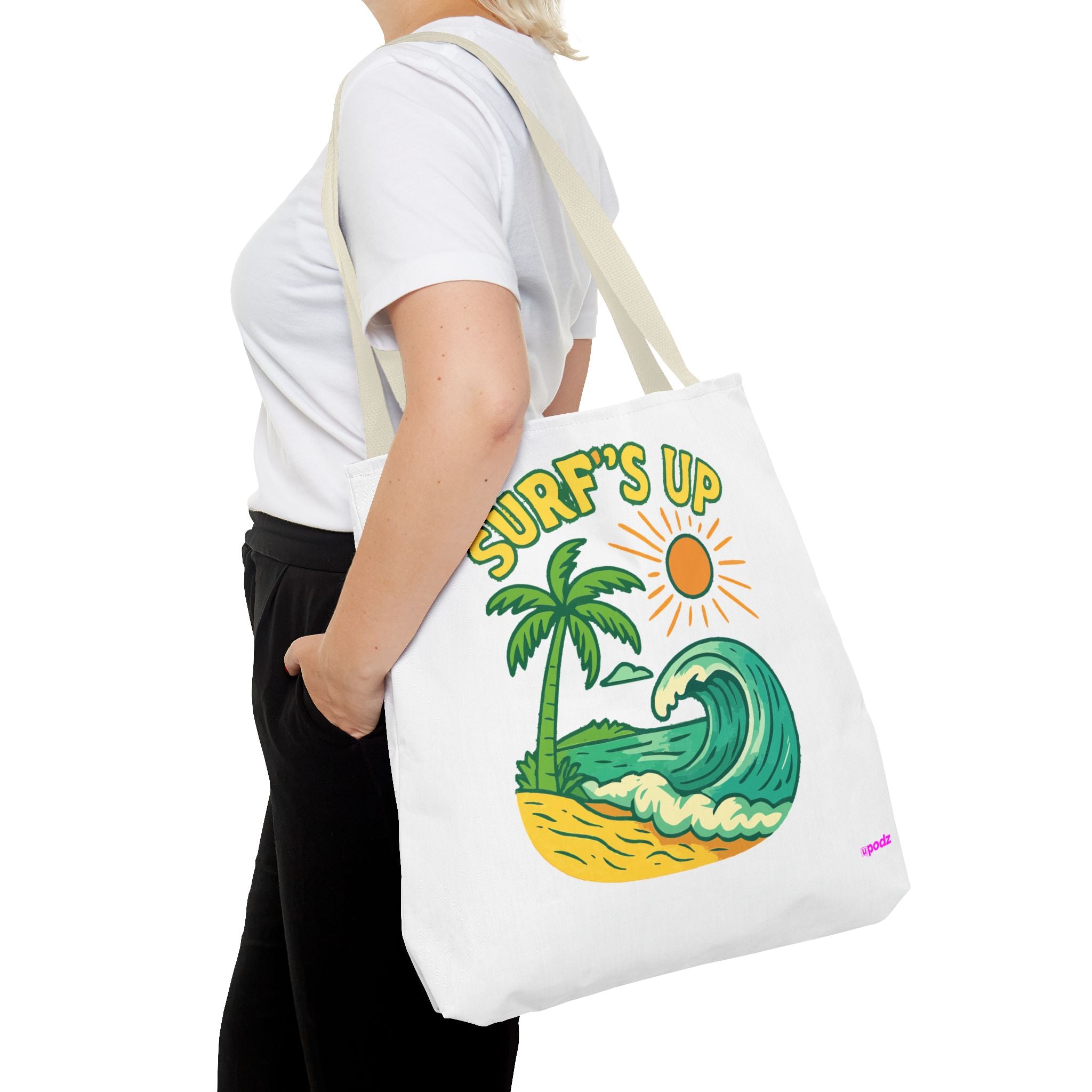 Surfs up Tote - Quirky Design, Fun Bag