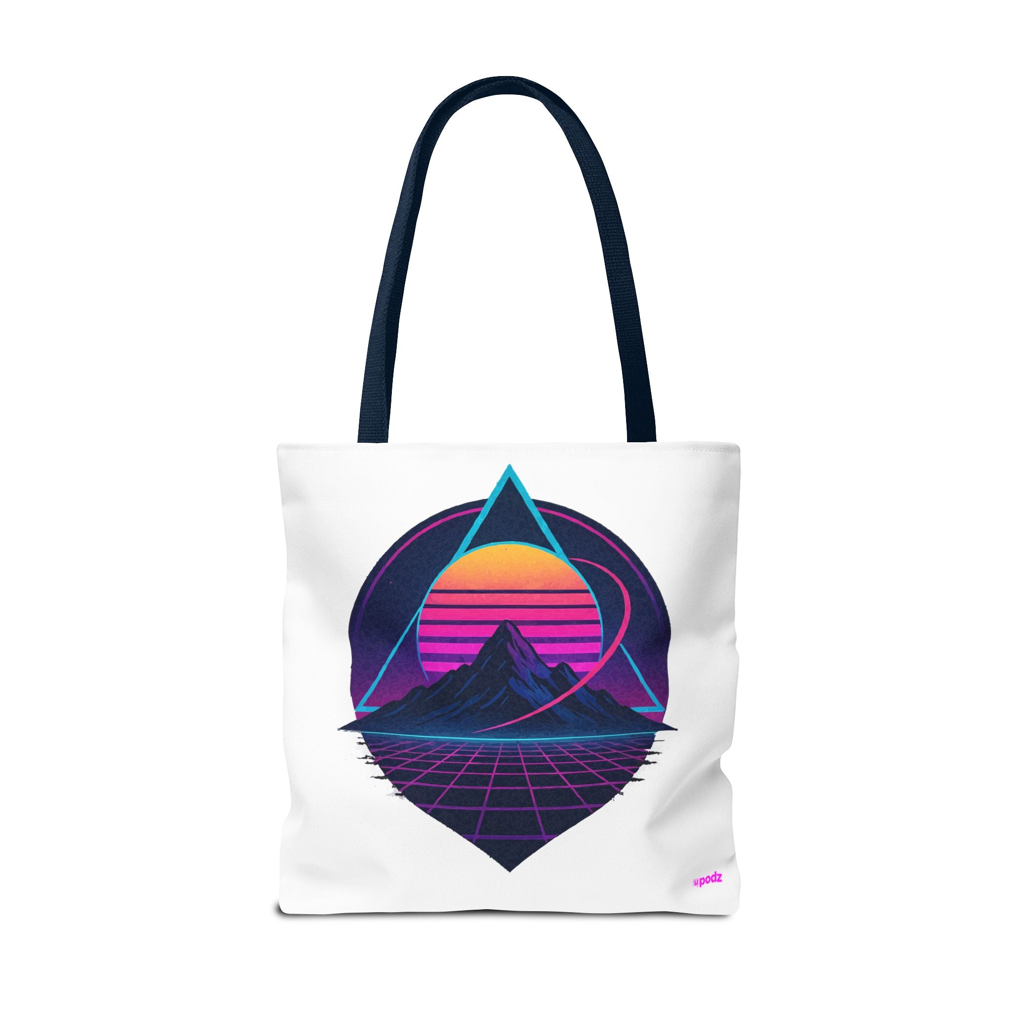 Sunset Mountain Tote - Quirky Design, Fun Bag