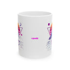 Pshycadelic Moon Ceramic Mug |  Personalized Mug