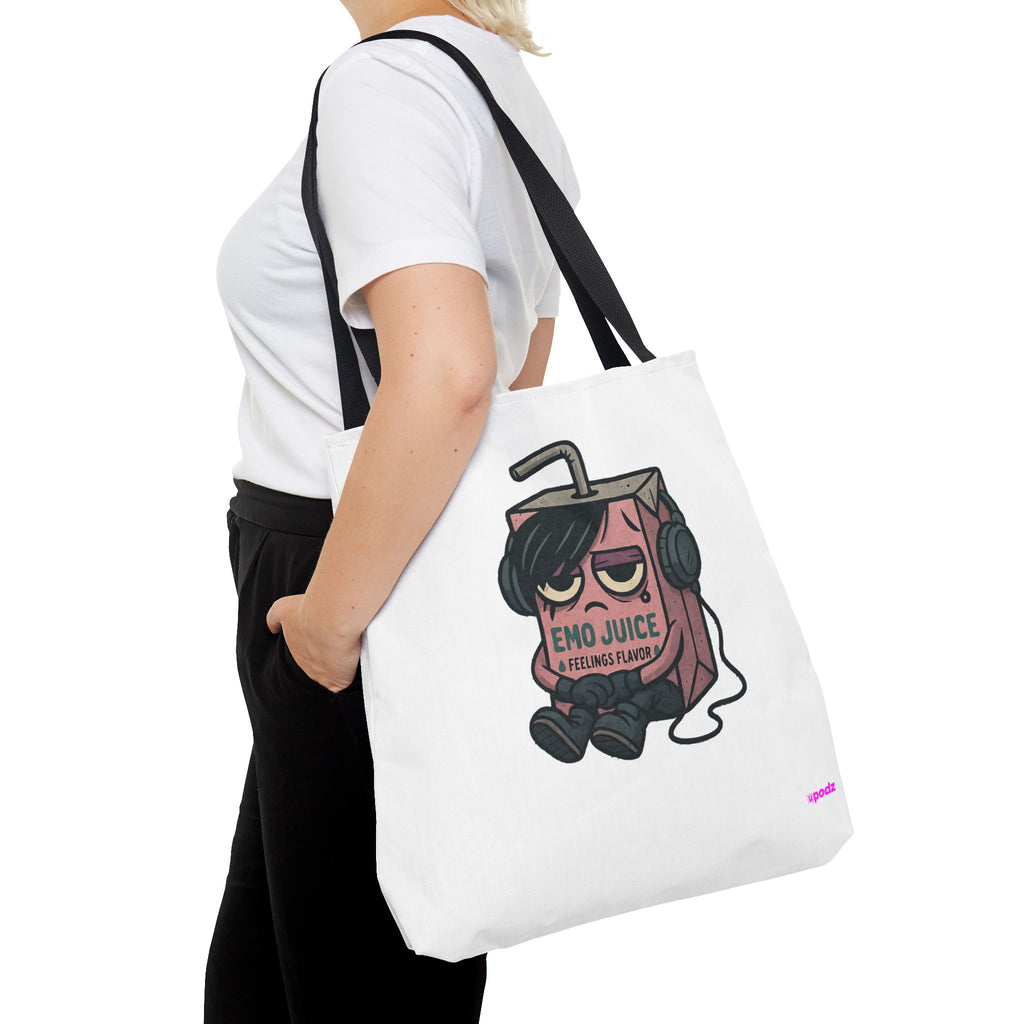 Sad Emo Tote Bag - Quirky Fun Bag