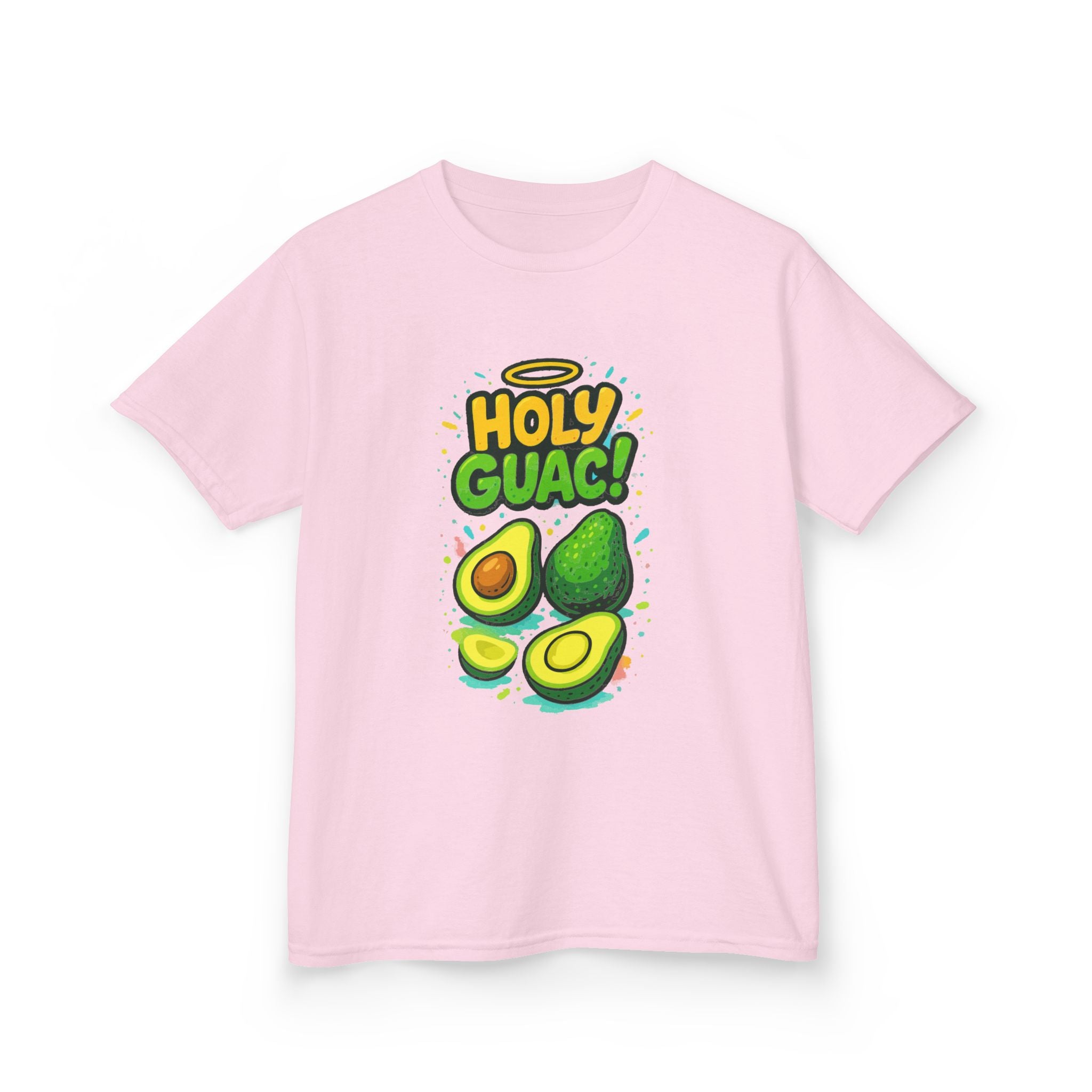 Holy Guac Kids Tee, Fun Graphic Tee, Kids Cotton T-Shirt