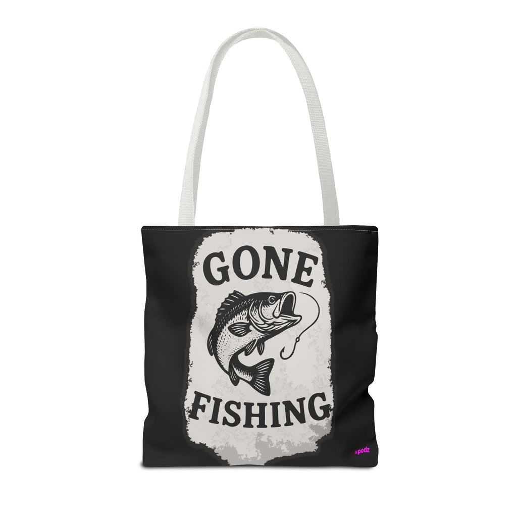 Gone Fishing Tote Bag - Quirky Fun Bag