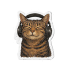 Feline Music Die-Cut Magnets - Fun Home Decor, Gift for Food Lovers
