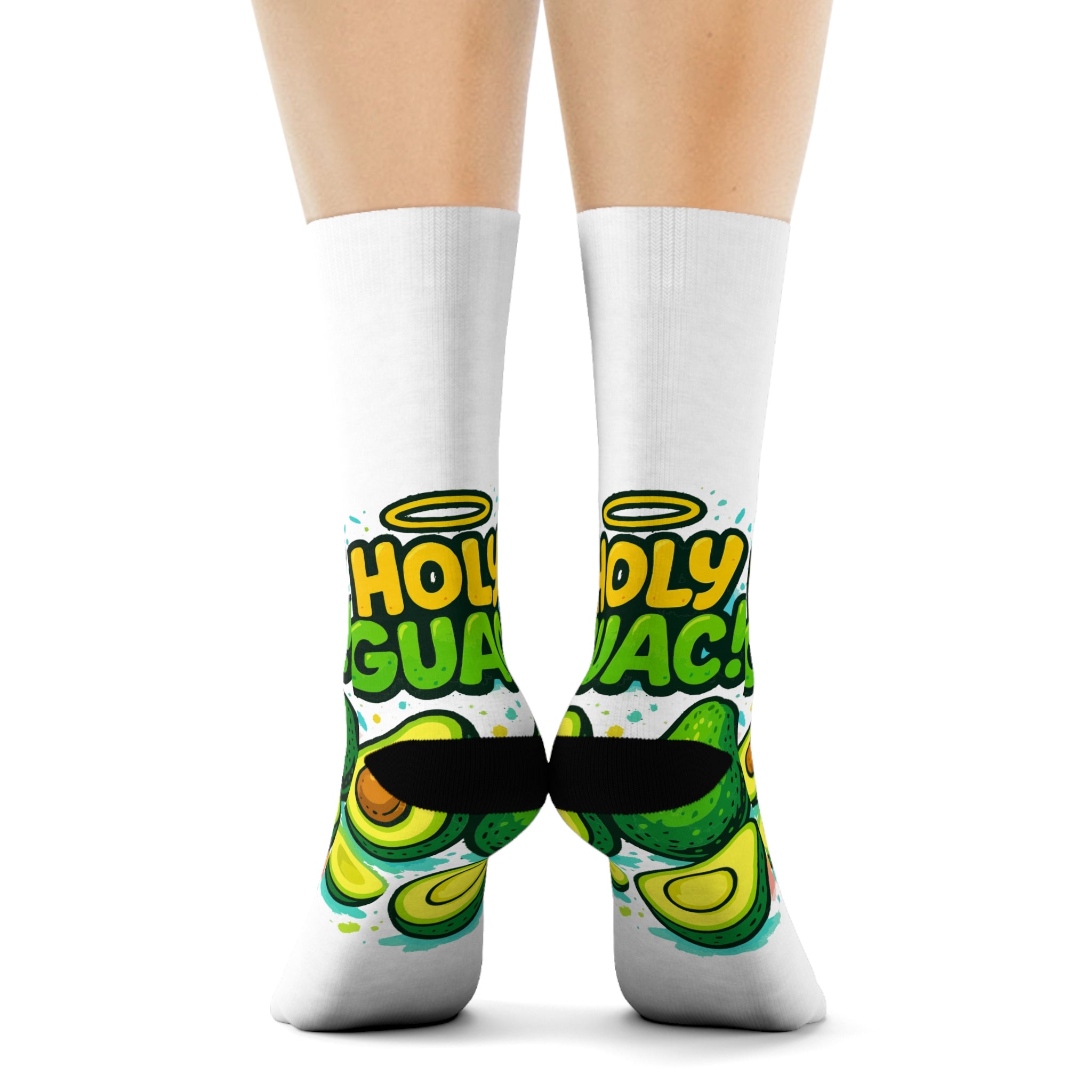 Holy Guac Crew Socks - Cool Socks